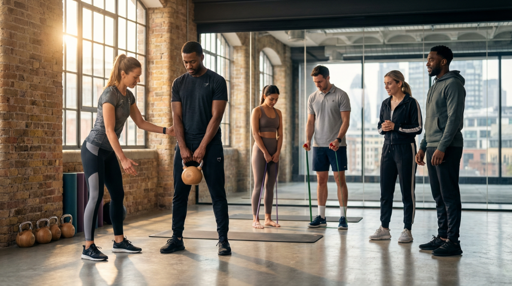 Corporate team training at Barn Gym London